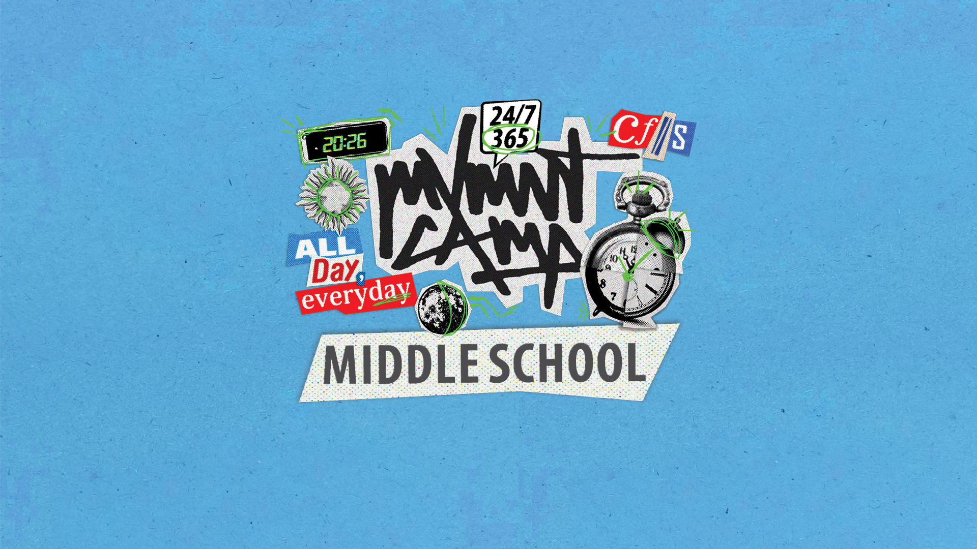 A five-day/four-night experience for middle school students, July 12-16!