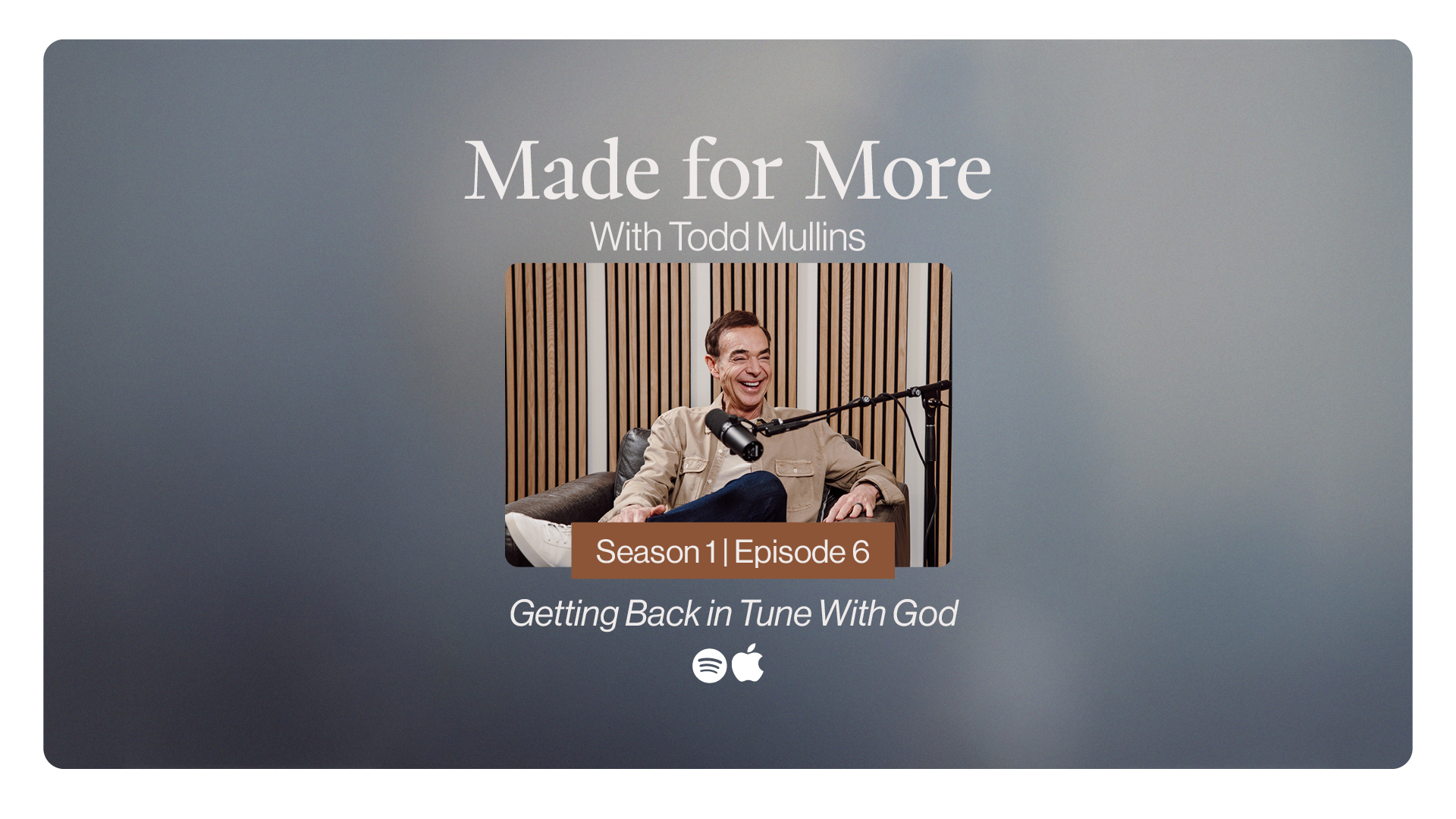 Getting Back in Tune With God