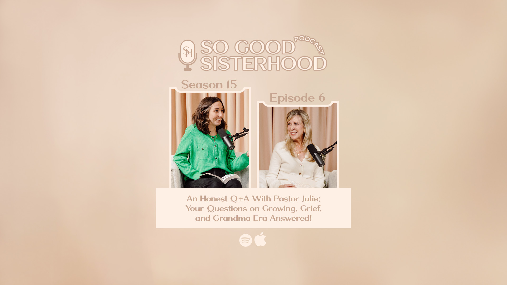 An Honest Q+A with Pastor Julie: Your Questions on Growing, Grief, and Grandma Era Answered!