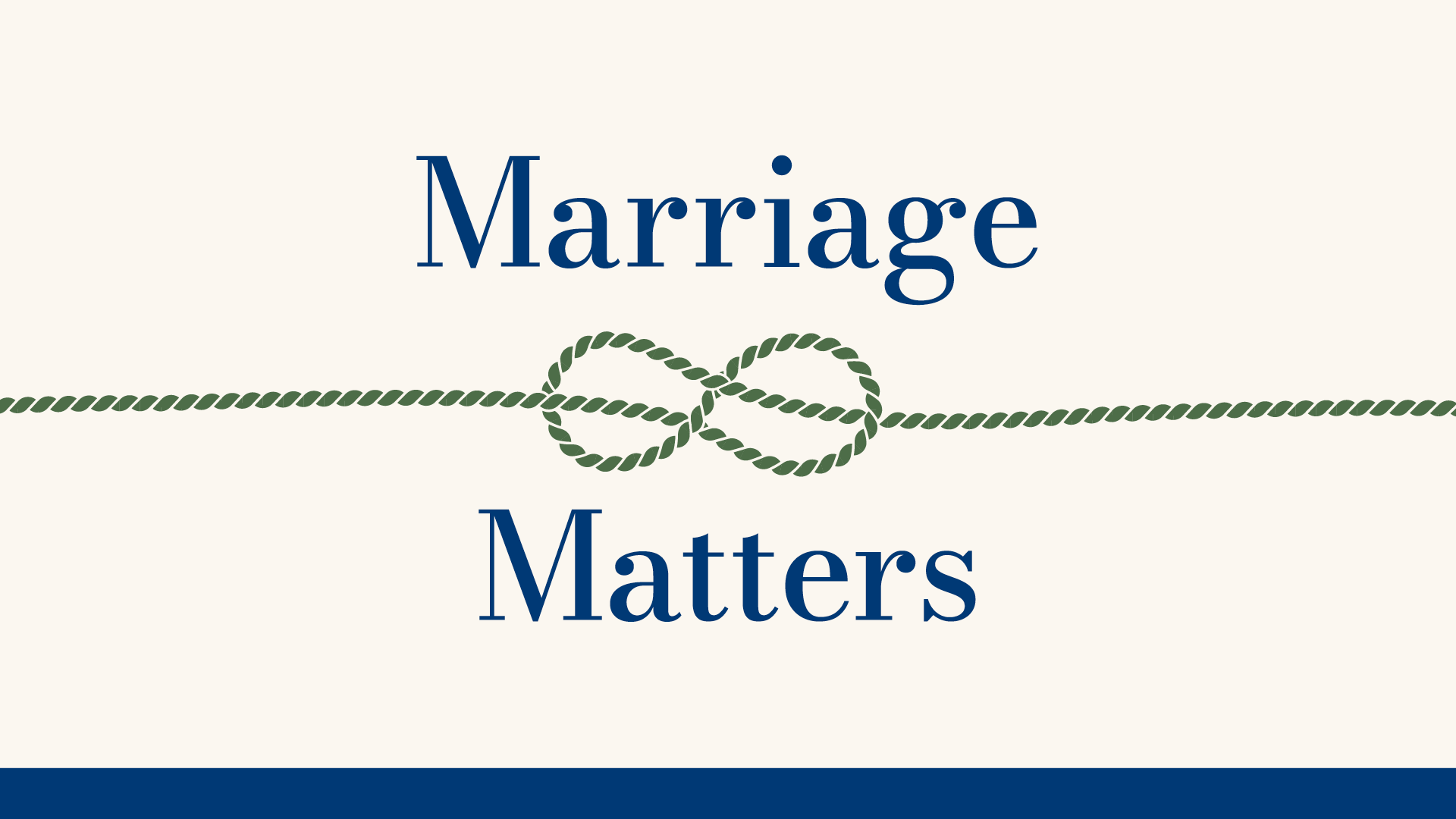 Marriage Matters