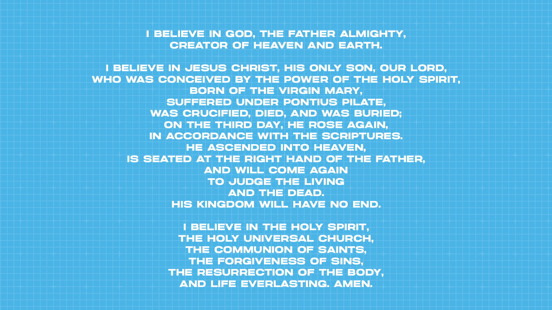 "The Creed" 7-day Reading Plan
